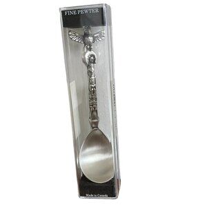 Boma Pewter Native Haida Thunderbird Totem Spoon NIB​​​​​​